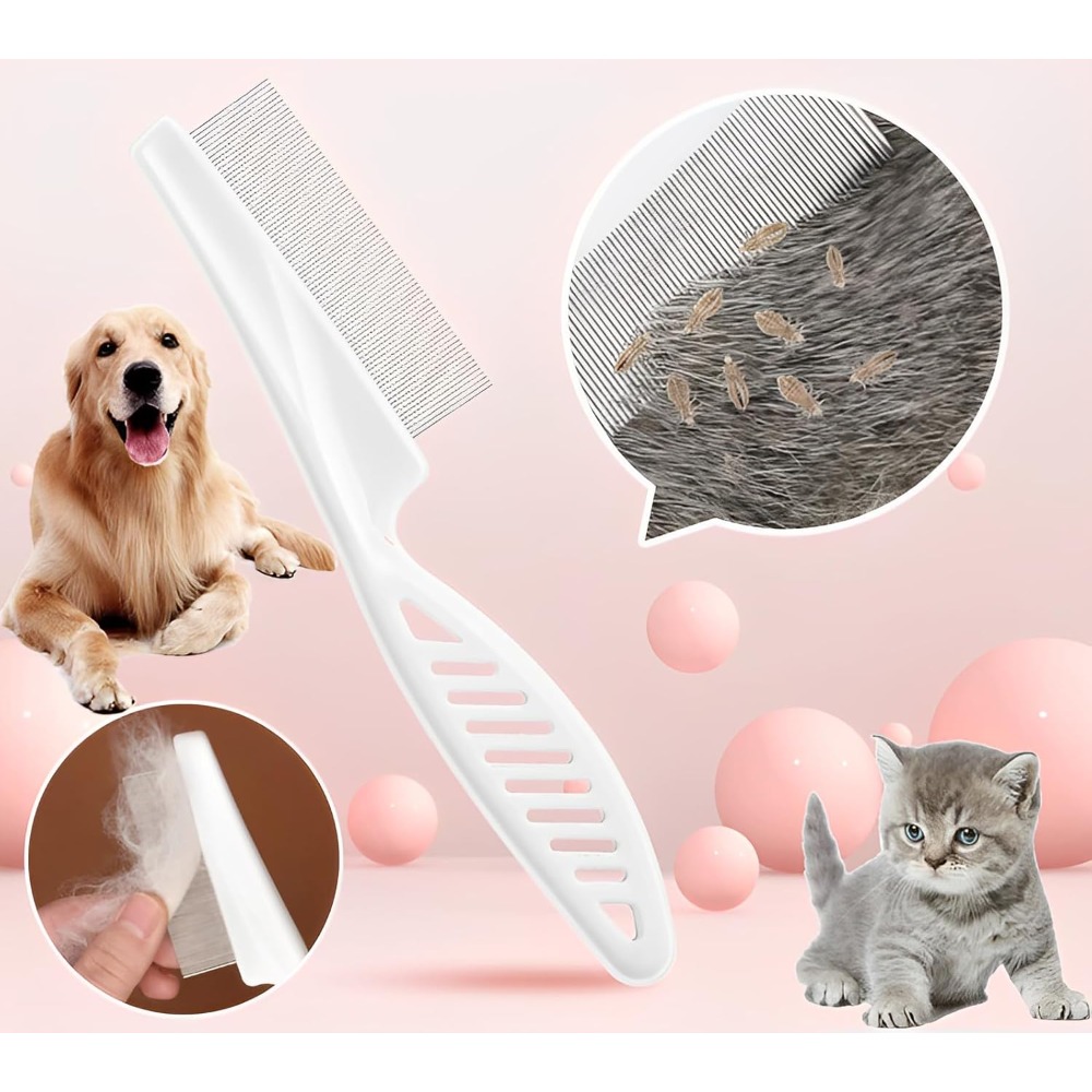 Расческа от блох для собак и к – обзор и цена Flea Comb Fine Tooth Pet Tear Stain