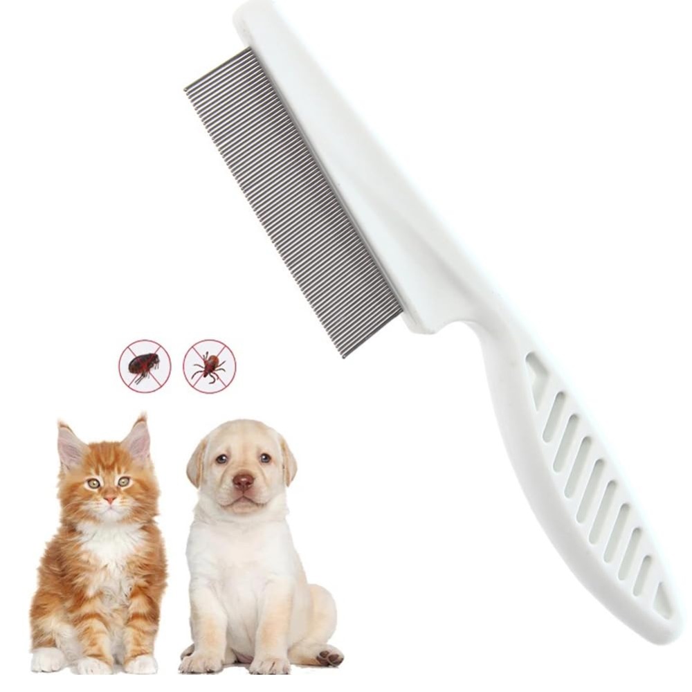 Расческа от блох для собак и к – обзор и цена Flea Comb Fine Tooth Pet Tear Stain