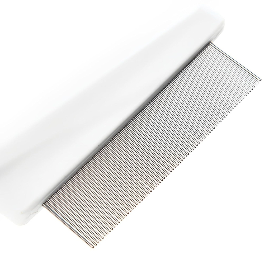 Расческа от блох для собак и к – обзор и цена Flea Comb Fine Tooth Pet Tear Stain